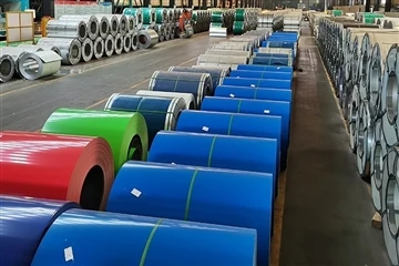 Iš anksto nudažyta plieninė ritė ir spalvota padengta plieno ritė